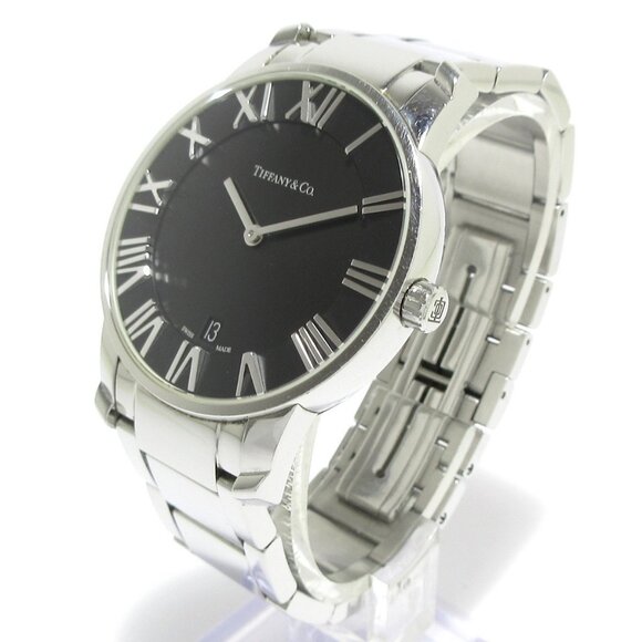 Auth TIFFANY&Co. Atlas 34875987 1D1480063 Silver Men\'s Wrist Watch main image 15